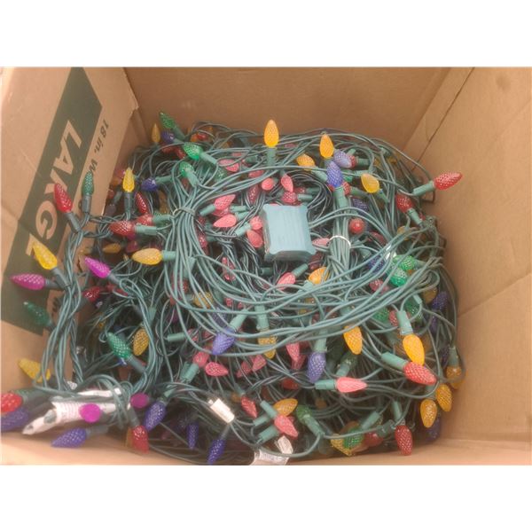 Multi-Colour and Clear LED Holiday String Lights Assorted Lengths