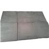 Image 1 : Six Black Foam Floor Cushions