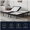 Image 2 : GhostBed Kingsize Split Adjustable Bedframes With Remotes, Hardware and Twin Mattresses