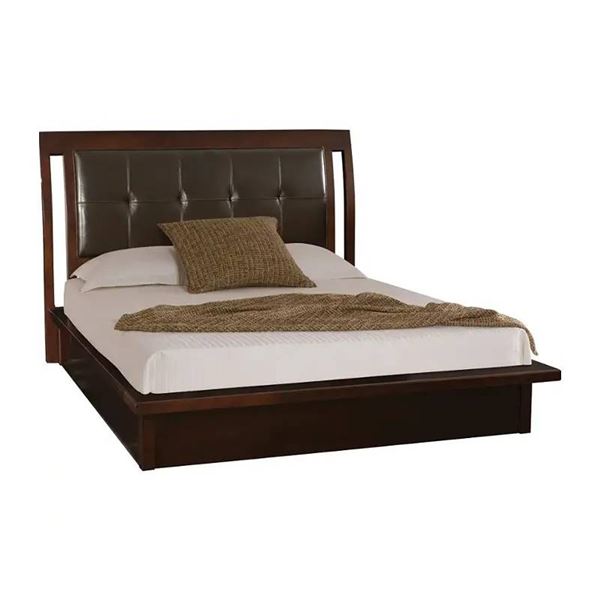 Queen Tribecca Platform Bed with Foot Rail, Head Board and Mattress by American Drew Furniture