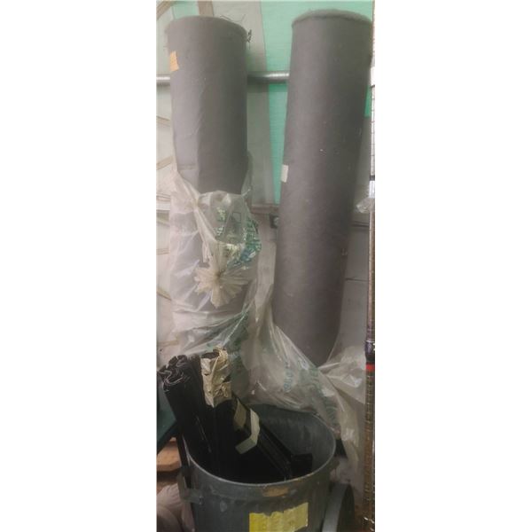 Landmaster Polyspun 6 x 300 ft Rolls With Plastic Edging Stakes Lot
