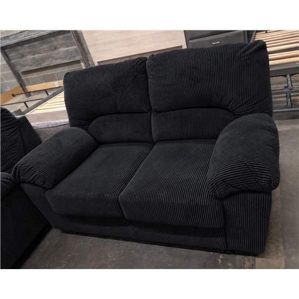 ONSITE: ASHLEY SIMPLEJOY LOVESEAT ONYX COLOR