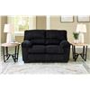 Image 3 : ONSITE: ASHLEY SIMPLEJOY LOVESEAT ONYX COLOR