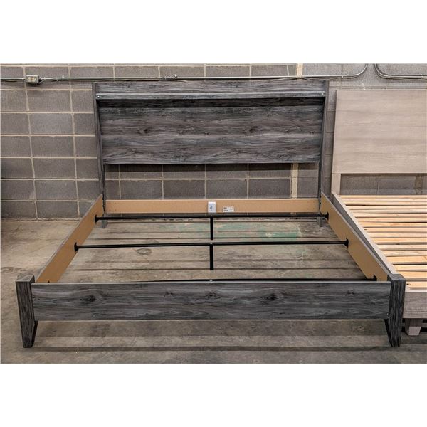 ONSITE: ASHLEY SMOKY GRAY BAYSTORM KING PANEL BED