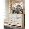 Image 3 : ONSITE: ASHLEY WHITE BELLABY 7 DRAWER DRESSER