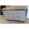 Image 1 : ONSITE: ASHLEY SILVER METALLIC LONNIX DRESSER