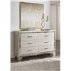 Image 3 : ONSITE: ASHLEY SILVER METALLIC LONNIX DRESSER