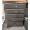 Image 1 : ONSITE: ASHLEY GREY CAITBROOK 5 DRAWER CHEST