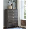Image 3 : ONSITE: ASHLEY GREY CAITBROOK 5 DRAWER CHEST