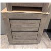 Image 1 : ONSITE: ASHLEY GREY LANGFORD 2-DRAWER NIGHTSTAND
