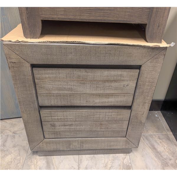ONSITE: ASHLEY GREY LANGFORD 2-DRAWER NIGHTSTAND