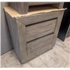 Image 2 : ONSITE: ASHLEY GREY LANGFORD 2-DRAWER NIGHTSTAND