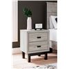 Image 3 : ONSITE: ASHLEY 2 TONE VESSALLI 2-DRAWER NIGHTSTAND