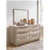 Image 3 : ONSITE: ASHLEY HASBRICK 6-DRAWER DRESSER W/ MIRROR