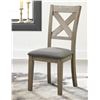 Image 1 : ONSITE: ASHLEY ALDWIN GREY DINING SIDE CHAIR