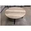 Image 2 : ONSITE: ASHLEY WADEWORTH 3PC OCCASIONAL TABLE SET