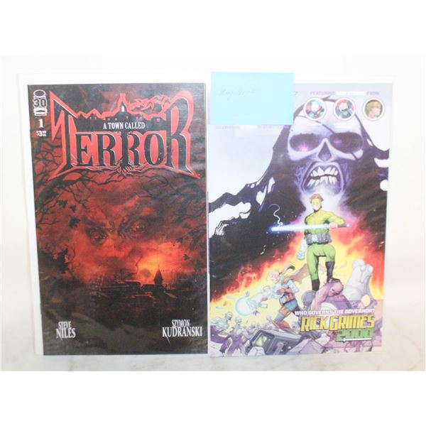 INDY COMICS RICK GRIMES KEY +1 BOTH NEW