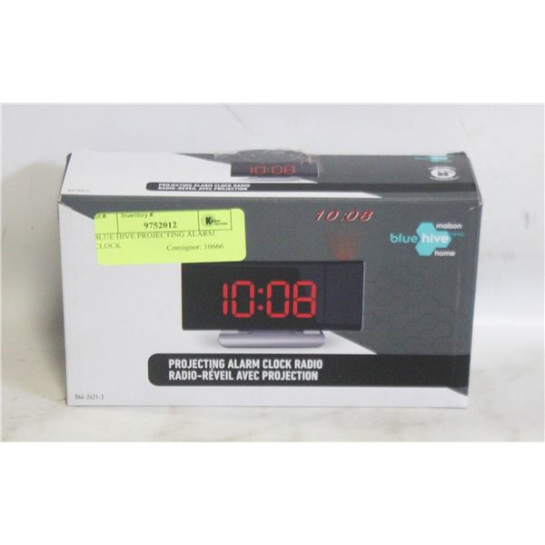 BLUE HIVE PROJECTING ALARM CLOCK
