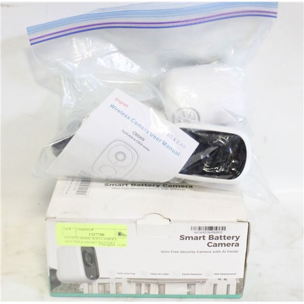 ESTATE HOME WIFI CAMERA MULTIPLE SMART BATTERY