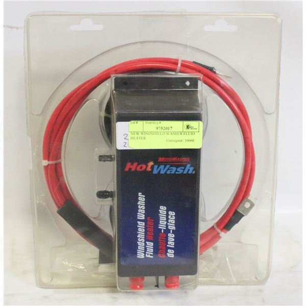 NEW WINDSHIELD WASHER FLUID HEATER