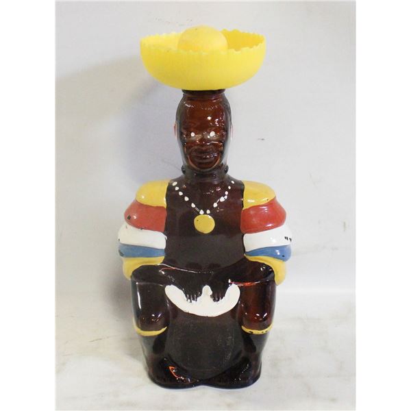 1970S OLD OAK RUM LIMBO DRUMMER DECANTER