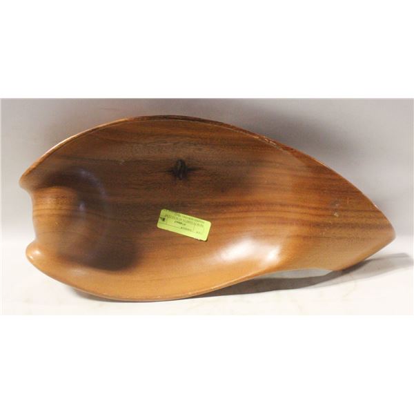 MCM JV GARCIA ACACIA LEAF SHAPED SERVING TRAY