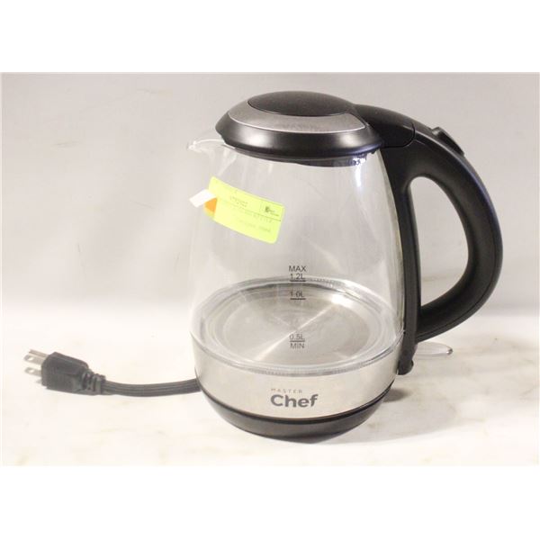 MASTERCHEF 1.2L GLASS KETTLE