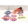 Image 1 : LOT OF VINTAGE CAR STICKERS SNAP-ON STP