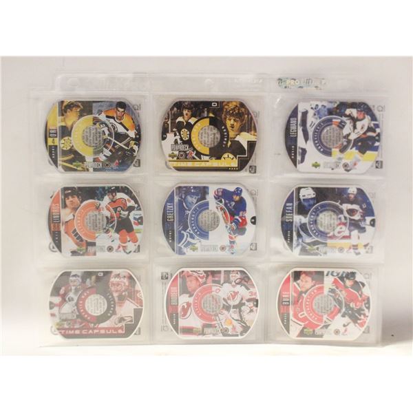 9 UPPER DECK CD-ROM CARDS GRETZKY