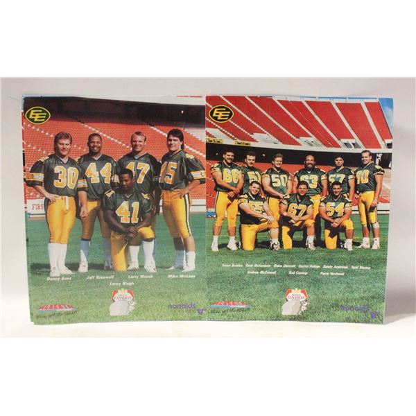 3 VINTAGE ESKIMOS 8X10 PHOTOS CFL