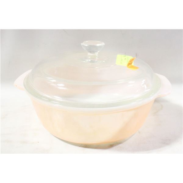 ANCHOR HOCKING FIRE KING PEACH LUSTRE ROUND