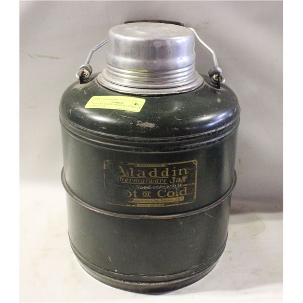 1920S ALADDIN THERMALWARE JAR, LARGE SIZE