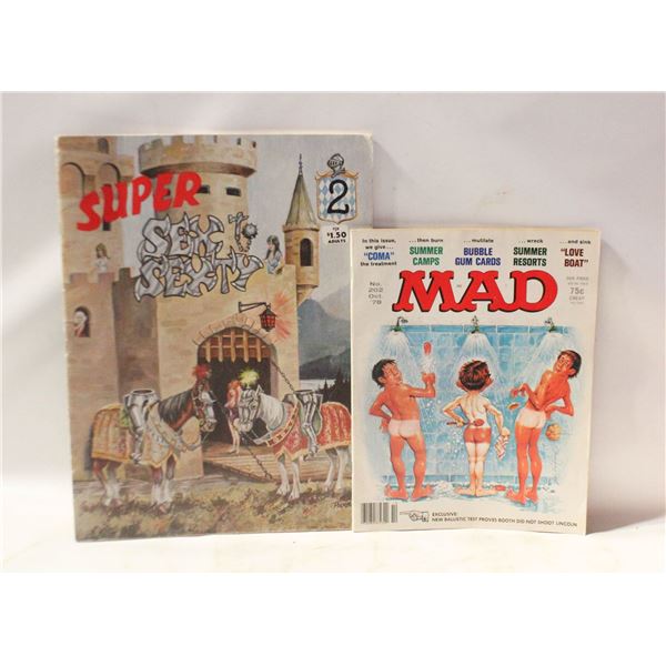 MAD MAGAZINE AND SUPER SEX CARTOONS