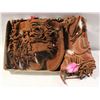 Image 1 : STEVE MADDEN PURSE + SZ 10 BOOTS