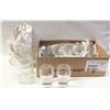 Image 1 : VINTAGE CUT GLASS/CRYSTAL- BOX LOT ASSORTED