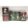 Image 1 : 5 VINTAGE HALLMARK CHRISTMAS ORNAMENTS IN BOX