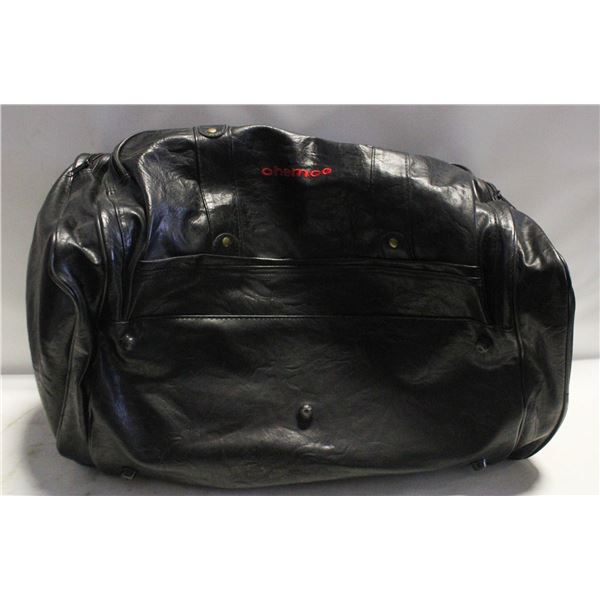 BLACK DUFFLE BAG