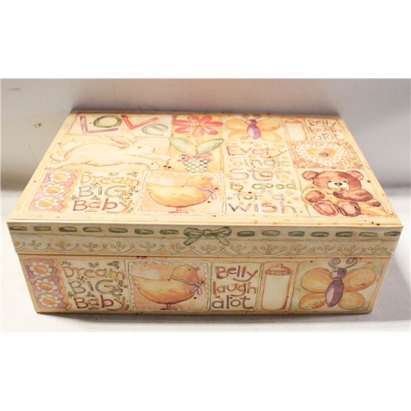 BOB'S BOXES DECORATIVE STORAGE "SLEEP TIGHT"