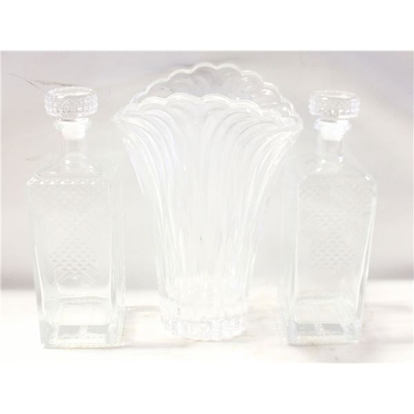 2 MINHAS BREWERY LIQUOR DECNTERS