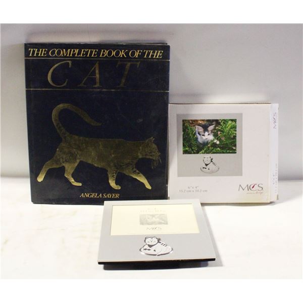 CAT BOOKS & NOVELTY ITEMS- BOX LOT