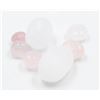 Image 1 : #12-NATURAL SELENITE & ROSE QUARTZ TUMBLETE 410CT