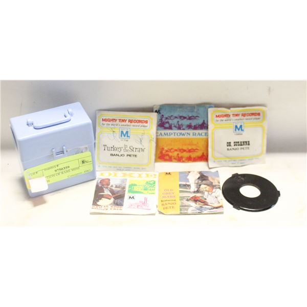MINI RECORDS+SLEEVES 2.5" RECORDS