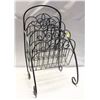Image 1 : 4 TIER GUNMETAL VINTAGE MAGAZINE RACK