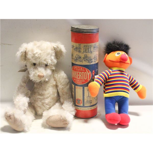 VINTAGE SESAME STREET TINKER TOYS +