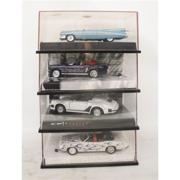 4 HOTWHEELS 1:32 SCALE FOOSE INCLUDED