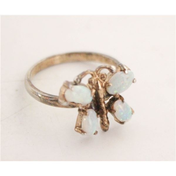 OPAL BUTTERFLY ESTATE VINTAGE RING