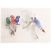 Image 1 : ESTATE 3 BIRDS + BUTTERFLY BROOCHES