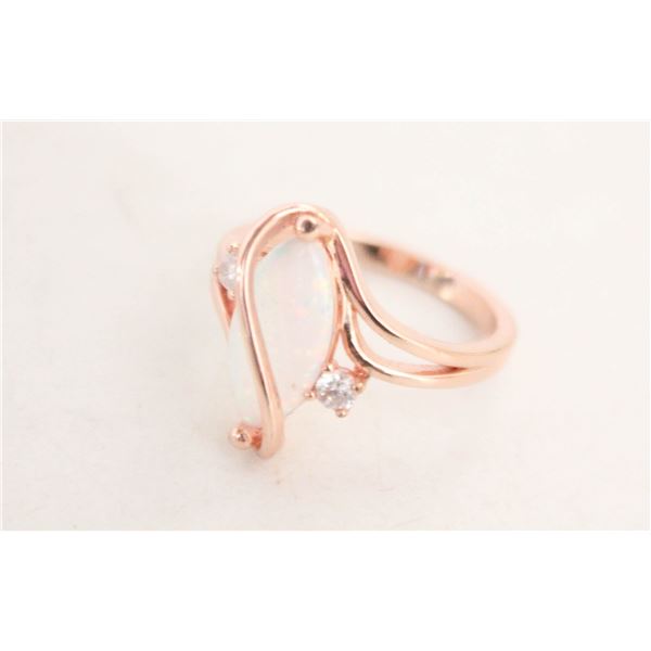 OPAL ROSE GOLD TONED LADIES RING