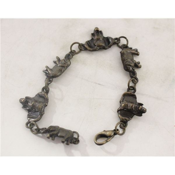 ESTATE ELEPHANT BRACELET IN BOX