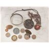 Image 1 : ESTATE COINS + JEWELRY ALL TOGETHER IN BOX